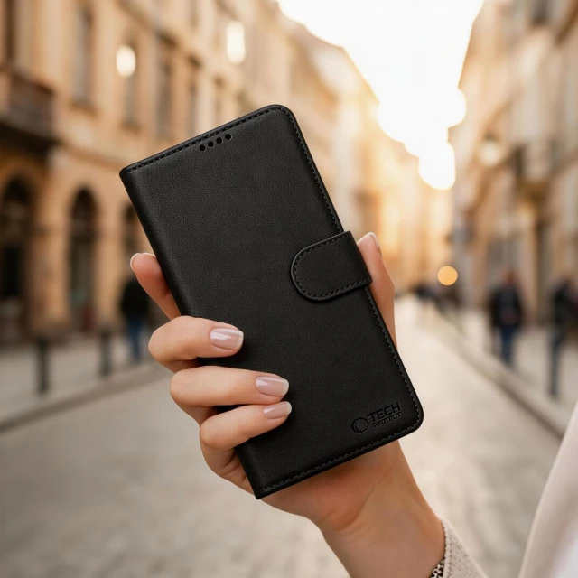 Чехол Tech-Protect Wallet для Samsung Galaxy S26 Ultra Matte Black with MagSafe (5906302322800)