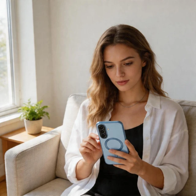 Чохол Tech-Protect MagFlex для Samsung Galaxy A57 5G Sky Blue with MagSafe (5906302322848)