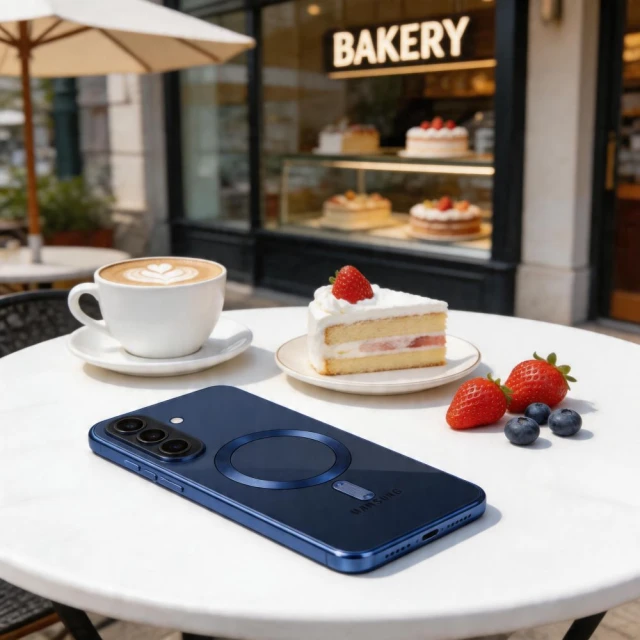 Чохол Tech-Protect MagFlex для Samsung Galaxy A57 5G Navy Blue with MagSafe (5906302322862)