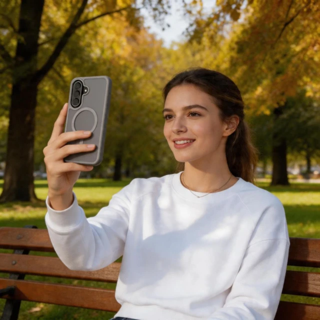 Чохол Tech-Protect MagMat для Samsung Galaxy A57 5G Matte Grey with MagSafe (5906302322893)