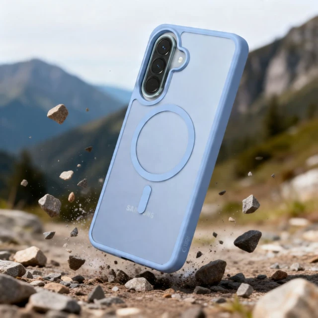 Чехол Tech-Protect MagMat для Samsung Galaxy A57 5G Matte Icyblue with MagSafe (5906302322909)