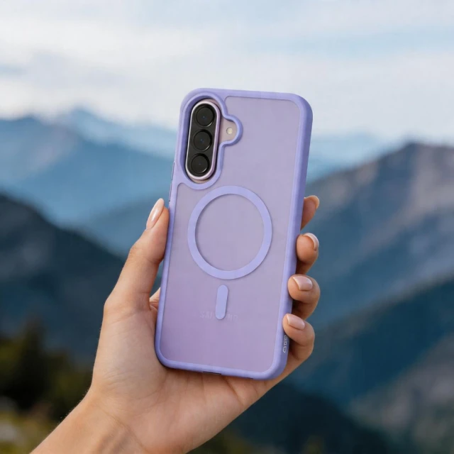 Чохол Tech-Protect MagMat для Samsung Galaxy A57 5G Matte Lilac with MagSafe (5906302322916)