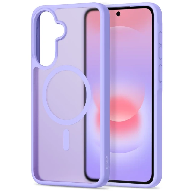 Чохол Tech-Protect MagMat для Samsung Galaxy A36 / A56 / A37 5G Matte Lilac with MagSafe (5906302322947)