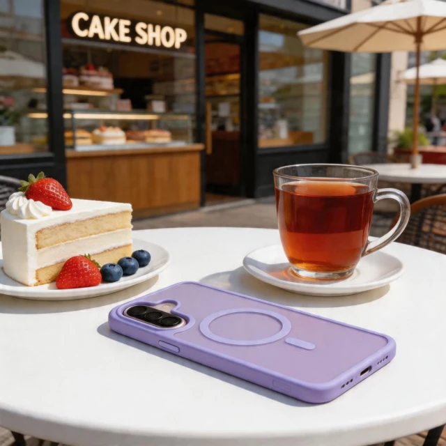 Чохол Tech-Protect MagMat для Samsung Galaxy A36 / A56 / A37 5G Matte Lilac with MagSafe (5906302322947)