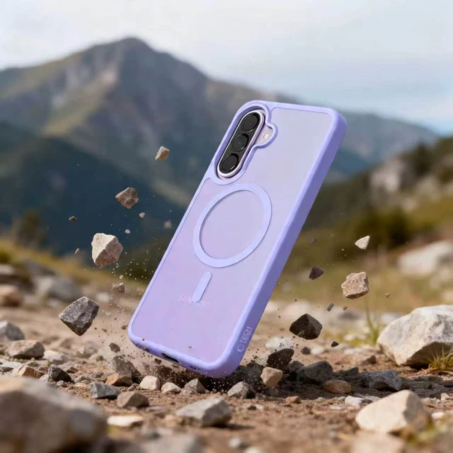 Чохол Tech-Protect MagMat для Samsung Galaxy A36 / A56 / A37 5G Matte Lilac with MagSafe (5906302322947)