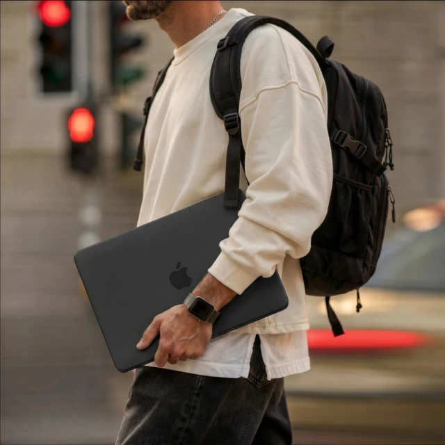 Чохол Tech-Protect Softshell MacBook Neo 13 2026 Matte Black (5906302322992)
