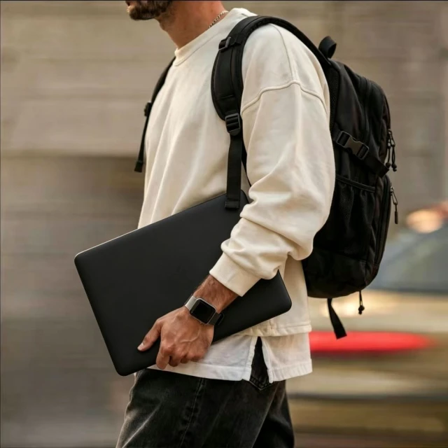 Чохол Tech-Protect Softshell для MacBook Air 15 M2-M5 2023-2026 Matte Black (5906302323081)