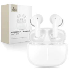 Наушники Tech-Protect Ultraboost TWS Earphone Pro G3 White (8806302323128)