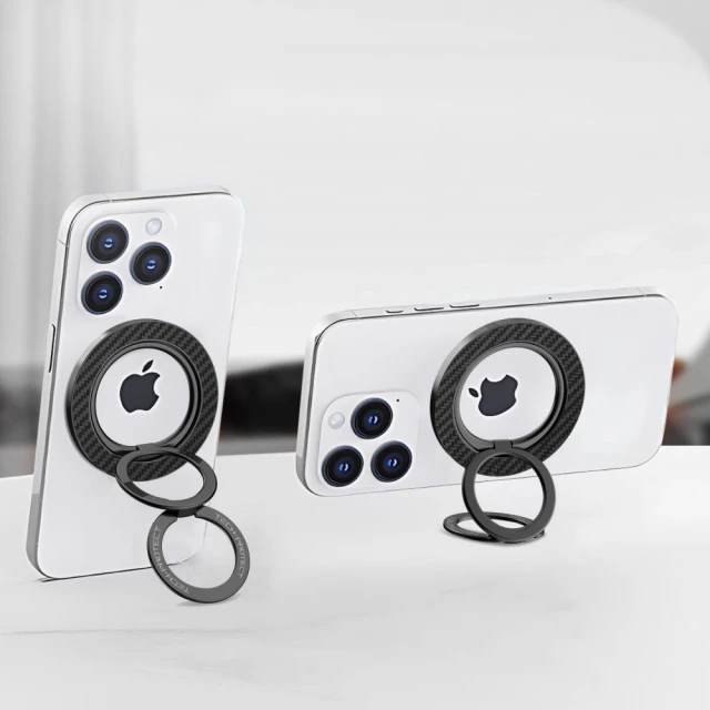 Кольцо-держатель Tech-Protect MMR800 Magnetic MagSafe Phone Ring Black with MagSafe (5906302323159)