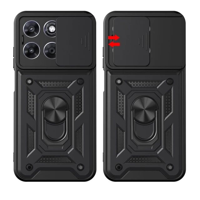 Чехол Tech-Protect Camshield Pro для Motorola Moto G67 / G77 Black (5906302323265)