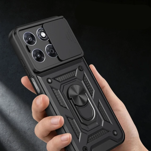 Чехол Tech-Protect Camshield Pro для Motorola Moto G67 / G77 Black (5906302323265)