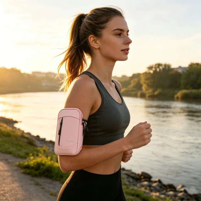 Спортивний чохол на руку Tech-Protect M6 Universal Pink (5906302323289)