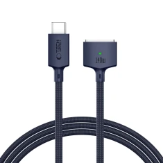 Кабель Tech-Protect MMC01 Ultraboost Magnetic Type-C to MagSafe 3 140W 200cm Blue with MagSafe (5906302323302)