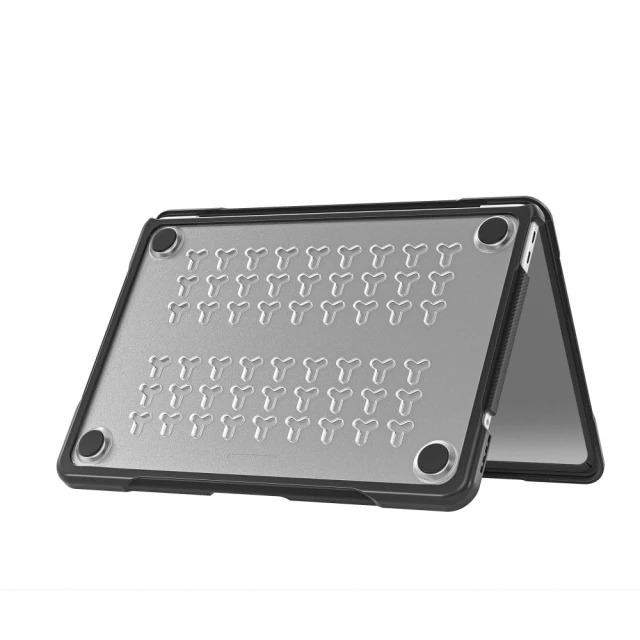 Чохол Tech-Protect Velar для MacBook Neo 13 2026 Black/Matte Clear (5906302323319)