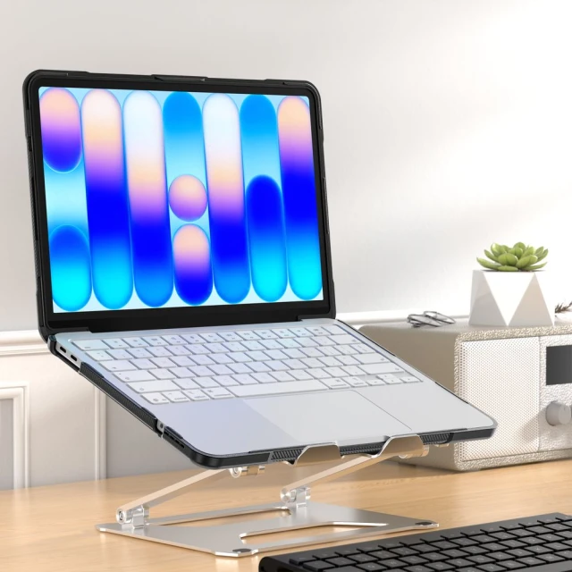 Чохол Tech-Protect Velar для MacBook Neo 13 2026 Black/Matte Clear (5906302323319)