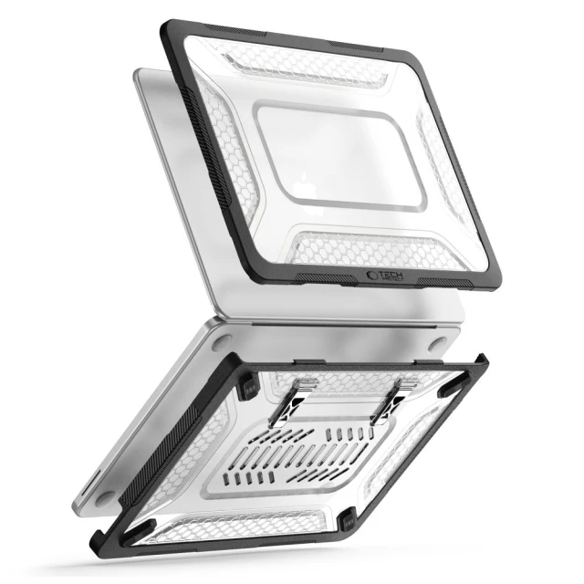 Чохол Tech-Protect Kevlar Pro для MacBook Neo 13 2026 Matte Black/Clear (5906302323326)