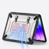 Чохол Tech-Protect Kevlar Pro для MacBook Neo 13 2026 Matte Black/Clear (5906302323326)