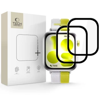 Захисне скло Tech-Protect Glass Flex+ для Huawei Watch Fit 5 Black (2 pack) (5906302323333)