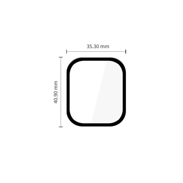 Захисне скло Tech-Protect Glass Flex+ для Huawei Watch Fit 5 Pro Black (2 pack) (5906302323340)
