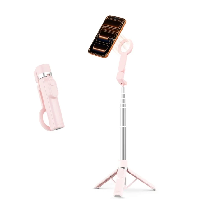 Штатив Tech-Protect L11S Bluetooth Pink with MagSafe (5906302323401)