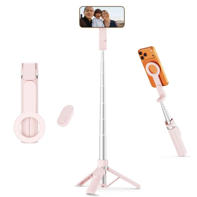Штатив Tech-Protect L11S Bluetooth Pink with MagSafe (5906302323401)