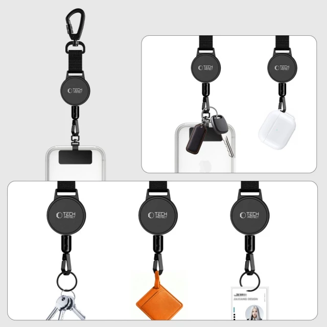 Тримач Tech-Protect Urbanloop Anti-Theft Black (5906302323418)