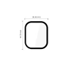 Захисне скло Tech-Protect Glass Flex+ для Xiaomi Redmi Watch 6 Black (2 pack) (5906302323449)