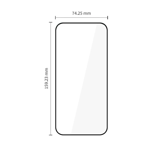 Захисне скло Tech-Protect Glass Fit Plus для Xiaomi 17T Pro Black (2 pack) (5906302323463)