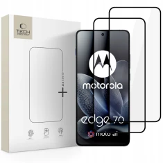 Захисне скло Tech-Protect Glass Fit Plus (2 pack) для Motorola Edge 70 5G Black (5906302323531)