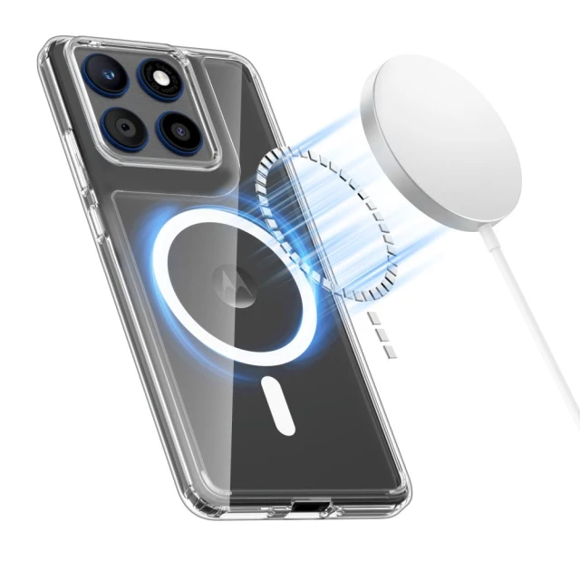 Чохол Tech-Protect Flexair Hybrid для Motorola Edge 70 5G Clear with MagSafe (8806302323548)