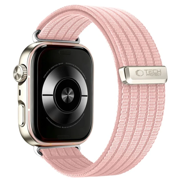 Ремінець Tech-Protect Nylon для Huawei Watch Fit 3/4/4 Pro/5/5 Pro Light Pink (5906302323630)