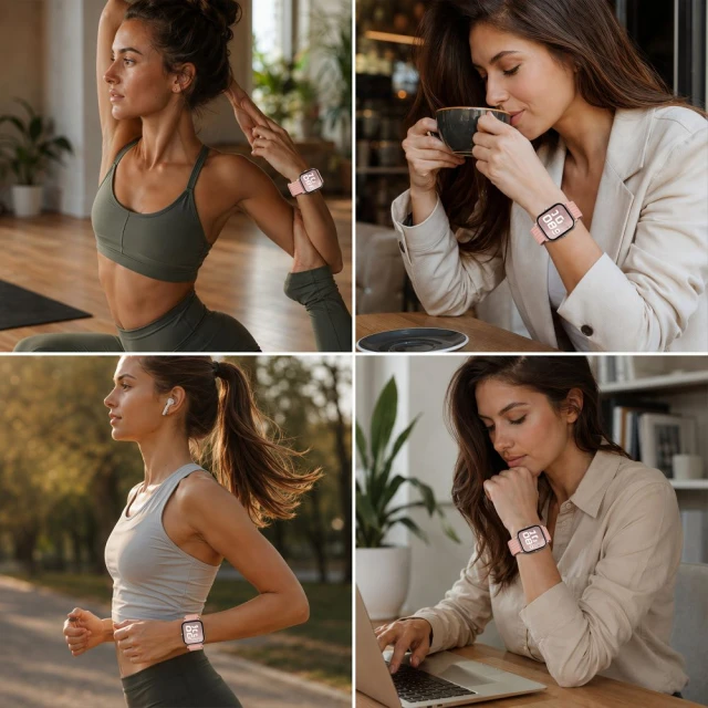 Ремінець Tech-Protect Nylon для Huawei Watch Fit 3/4/4 Pro/5/5 Pro Light Pink (5906302323630)