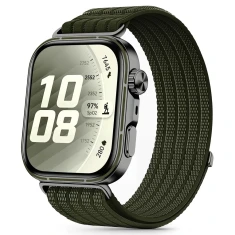 Ремінець Tech-Protect Nylon для Huawei Watch Fit 3/4/4 Pro/5/5 Pro Military Green (5906302323647)
