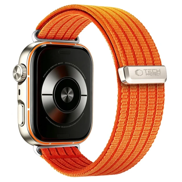 Ремінець Tech-Protect Nylon для Huawei Watch Fit 3 / 4 / 4 Pro / 5 / 5 Pro Orange (5906302323654)