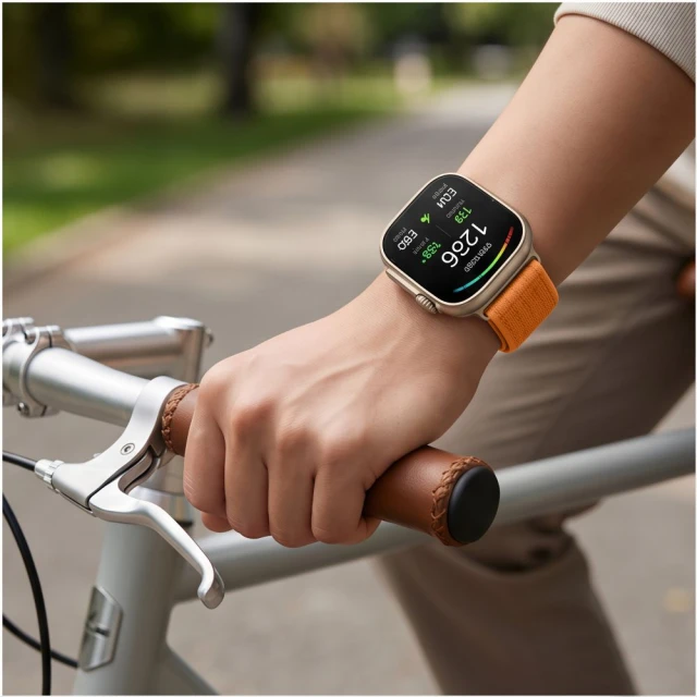Ремінець Tech-Protect Nylon для Huawei Watch Fit 3 / 4 / 4 Pro / 5 / 5 Pro Orange (5906302323654)