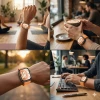 Ремінець Tech-Protect Nylon для Huawei Watch Fit 3 / 4 / 4 Pro / 5 / 5 Pro Orange (5906302323654)