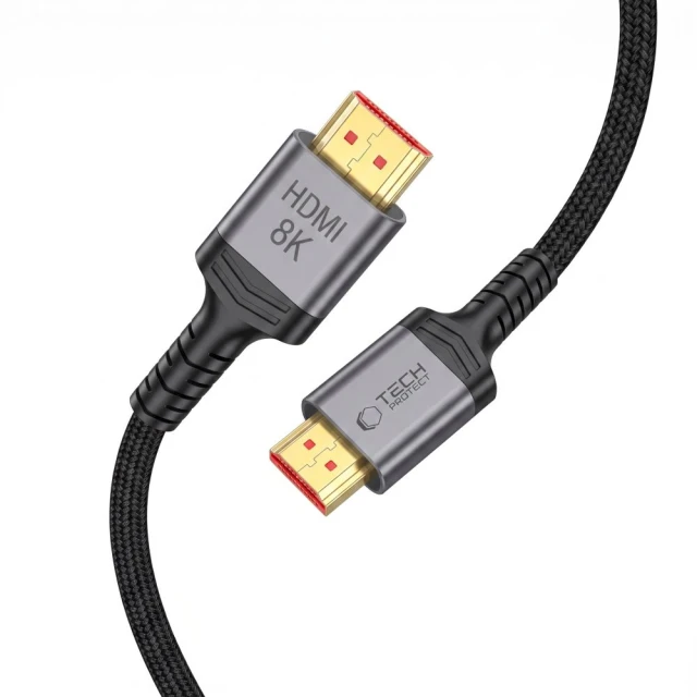 Кабель Tech-Protect UltraBoost HDMI 2.1 4K 120Hz / 8K 60Hz 200cm Black (5906302323685)