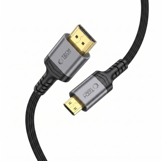 Кабель Tech-Protect UltraBoost Mini HDMI to HDMI 2.1 8K 60Hz 200cm Black (5906302323708)