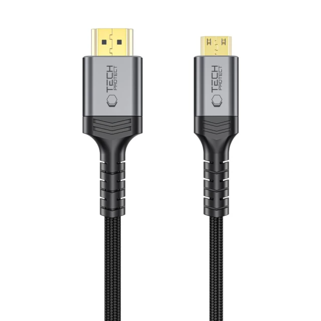 Кабель Tech-Protect UltraBoost Mini HDMI to HDMI 2.1 8K 60Hz 200cm Black (5906302323708)