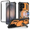 Чохол Tech-Protect MagBlast для Samsung Galaxy S26 Ultra Black/Orange with MagSafe (5906302323746)