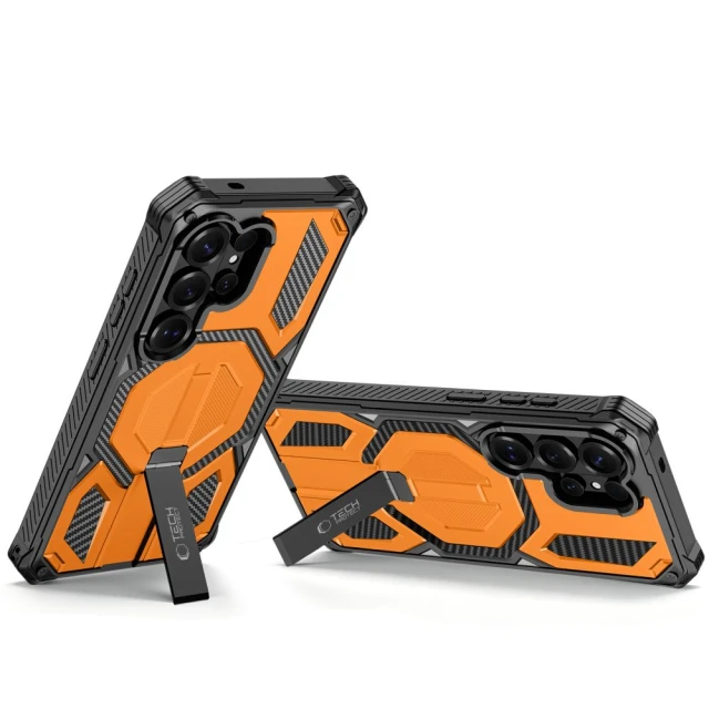 Чохол Tech-Protect MagBlast для Samsung Galaxy S26 Ultra Black/Orange with MagSafe (5906302323746)
