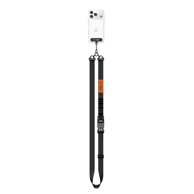 Чохол Tech-Protect C9S Rope Crossbody Black/Orange (5906302323753)