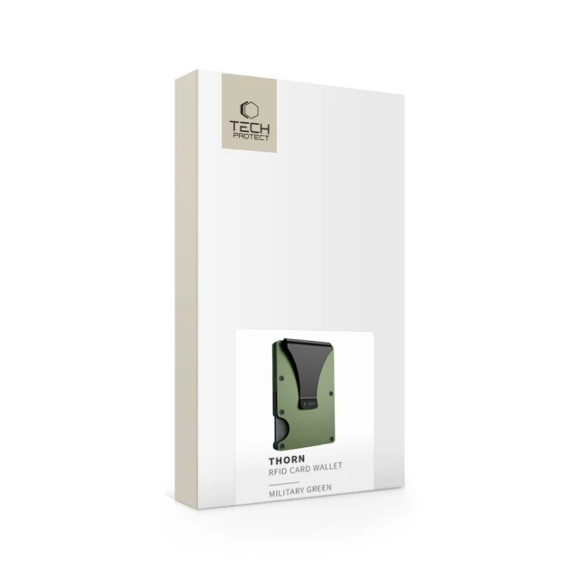 Гаманець Tech-Protect Thorn RFID Card Wallet Green (5906302323814)