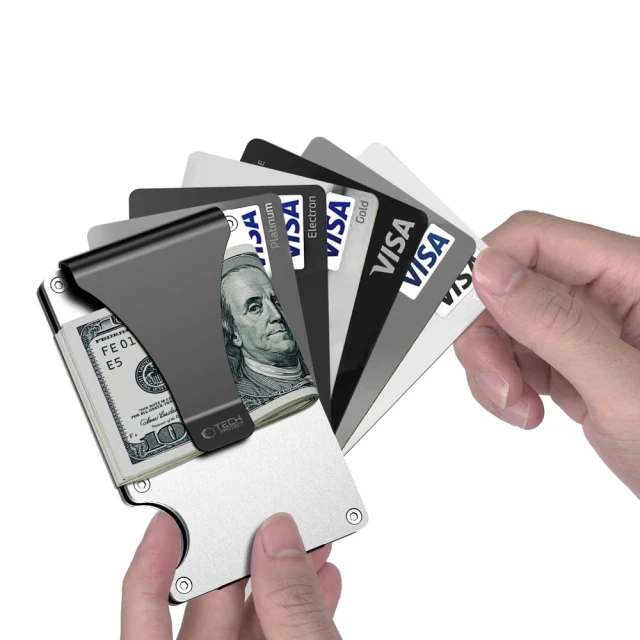 Гаманець Tech-Protect Thorn RFID Card Wallet Silver (5906302323821)