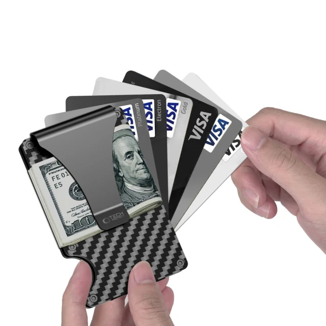 Гаманець Tech-Protect Thorn RFID Card Wallet Black (5906302323869)