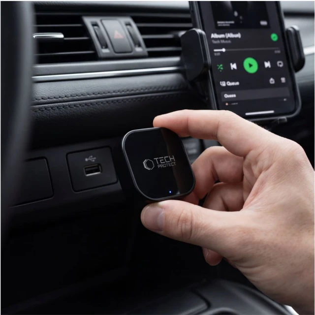 Адаптер Tech-Protect Ultraboost CA01 Apple CarPlay / Android Auto USB Bluetooth 5.4 Black (5906302323876)