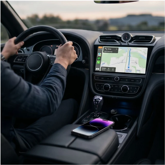 Адаптер Tech-Protect Ultraboost CA01 Apple CarPlay / Android Auto USB Bluetooth 5.4 Black (5906302323876)