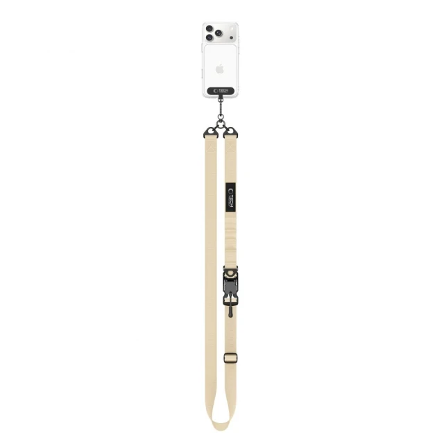 Чехол Tech-Protect C9S Rope Crossbody Sienna Beige (5906302323883)