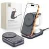 Бездротова зарядка Tech-Protect A53 3in1 Magnetic 25W Qi2.2 Dark Grey with MagSafe (5906302323890)
