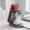 Бездротова зарядка Tech-Protect A53 3in1 Magnetic 25W Qi2.2 Dark Grey with MagSafe (5906302323890)
